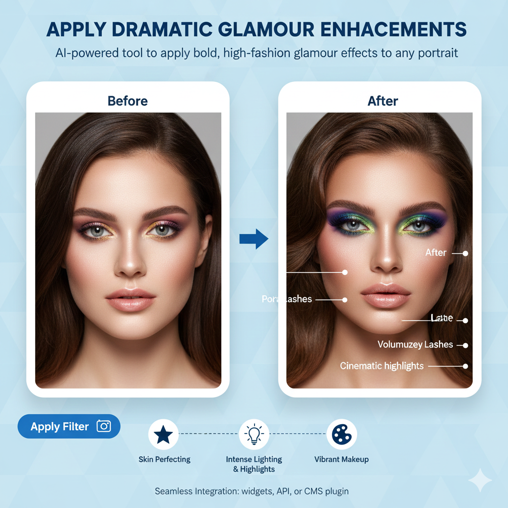 Bold Glamour Filter tool